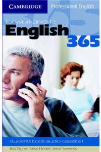 English365 1 Audio Cassette Set: For Work and Life