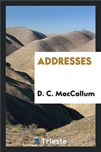 ADDRESSES