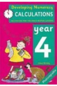 Developing Numeracy: Calculations 4