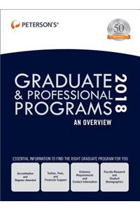 Graduate & Professional Programs: An Overview 2018