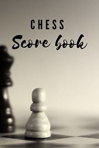 Chess Score book