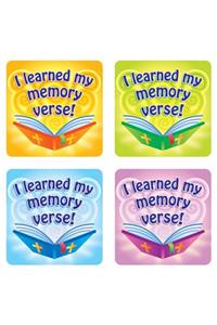 I Learned My Memory Verse! Sticker Pack