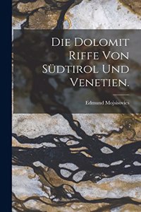 Dolomit Riffe von Südtirol und Venetien.