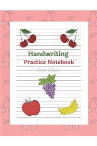Handwriting Practice Notebook For Kids