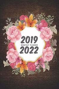 2019-2022 Monthly Planner