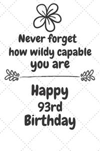 Never forget how wildly capable you are Happy 93rd Birthday
