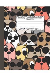 Primary Composition Book, 8x10, 55 Sheets/110 Pages