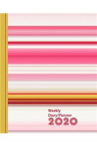 Pastel Pinks & Gold Mix Stripe Design