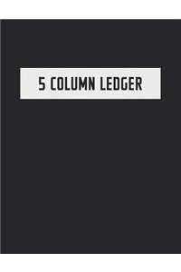 5 Column Ledger