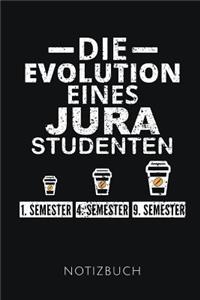 Die Evolution Eines Jura Studenten Notizbuch