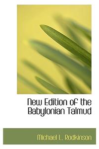 New Edition of the Babylonian Talmud