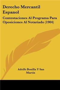 Derecho Mercantil Espanol