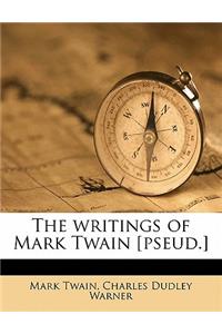 The Writings of Mark Twain [Pseud.]