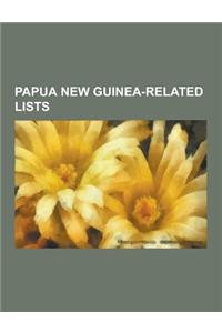 Papua New Guinea-Related Lists: List of Birds of Papua New Guinea, List of Mammals of Papua New Guinea, Districts and Llgs of Papua New Guinea, List o