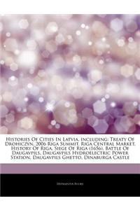 Articles on Histories of Cities in Latvia, Including
