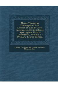 Novus Thesaurus Philologicus