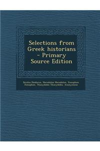 Selections from Greek Historians