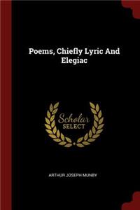 Poems, Chiefly Lyric and Elegiac