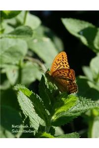 Notizbuch XXL Schmetterling