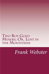 Two Boy Gold Miners; Or, Lost in the Mountains