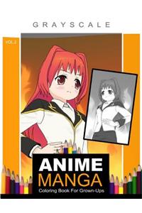 ANIME MANGA Coloring Book for Grown-Ups Vol.2