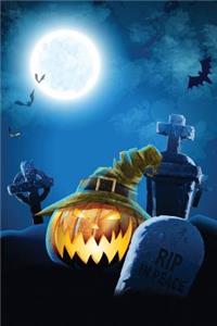 Jack-O-The-Tombstones Grid Notebook