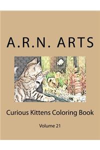 Curious Kittens Coloring Book