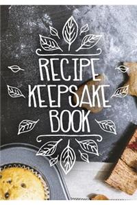 Recipe Keepsake Book