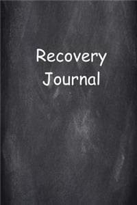 Recovery Journal Chalkboard 12 Step Program