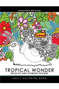 Tropical Wonder Wildlife and Flower Design