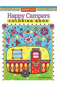 Happy Campers Coloring Book