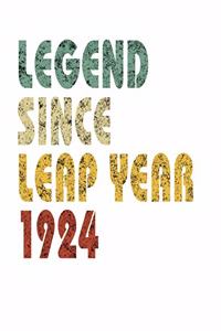 Legend Since Leap Year 1924