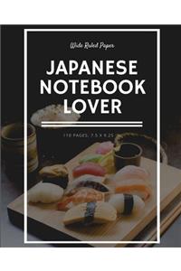 Japanese Food Composition Notebook
