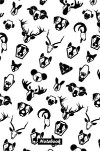 animals black & white icone