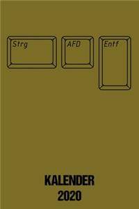 Kalender 2020 Strg AfD Entf