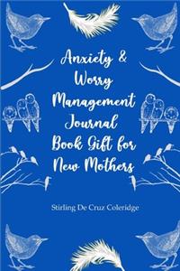 Anxiety & Worry Management Journal Book Gift for New Mothers