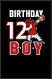 12 years old dabbing Baseball fan birthday