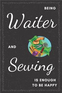 Waiter & Sewing Notebook