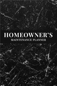 Homeowner's Maintenance Planner