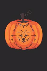Spitz Notebook - Halloween Spitz Journal - Spitz Gift for Dog Lovers - Spitz Diary