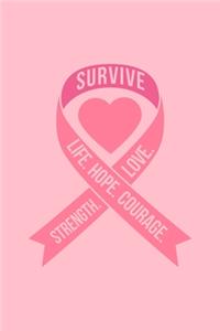 Survivelife. Hope. Courage.Strength. Love.