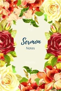 My Sermon Notes Journal
