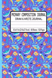 Primary Composition Notebook Draw and Write Journal