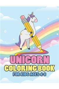 Unicorn Coloring Book for Kids Ages 4-8