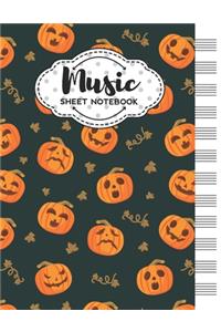 Music Sheet Notebook