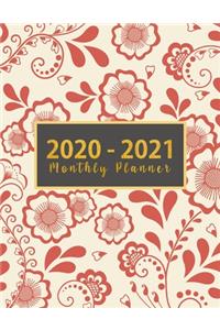 2020-2021 Monthly Planner