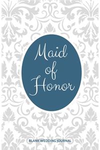 Maid of Honor Small Size Blank Journal-Wedding Planner&To-Do List-5.5