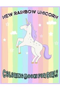 New Rainbow Unicorn Coloring Books for Girls