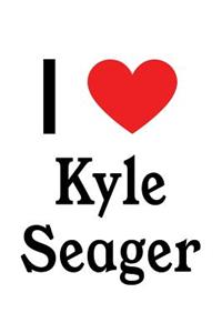 I Love Kyle Seager: Kyle Seager Designer Notebook