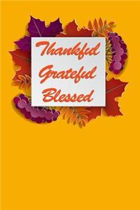 Thankful Grateful Blessed